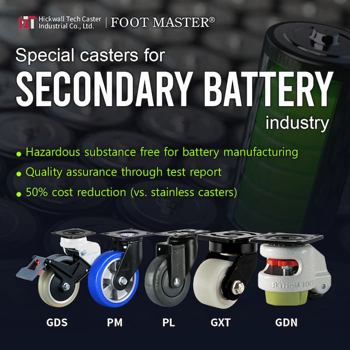 Special Caster for Secondary Battery and Energy Industry
